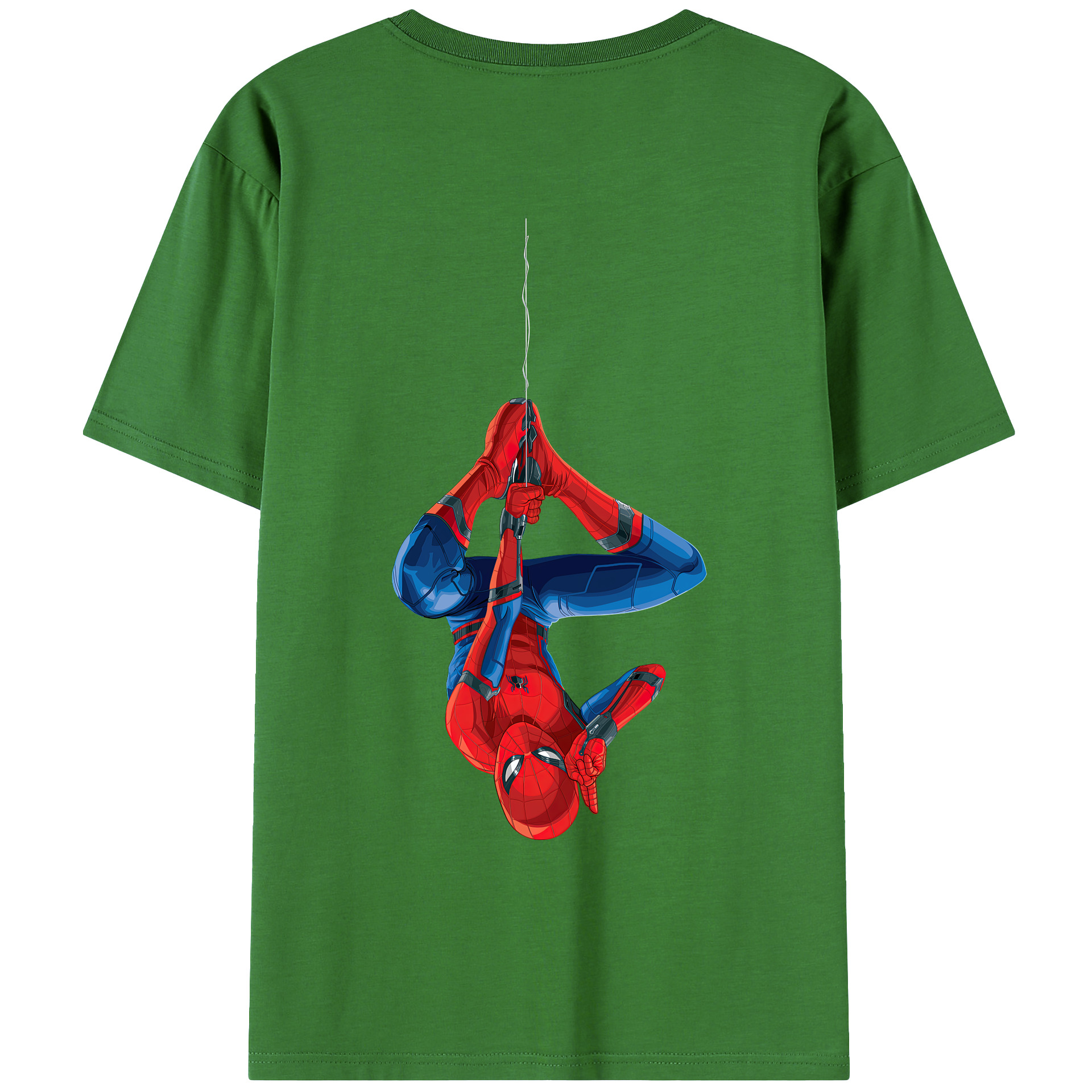（画像用） Spider Man スパイダーマン レディース半袖Tシャツ(バックプリント)
